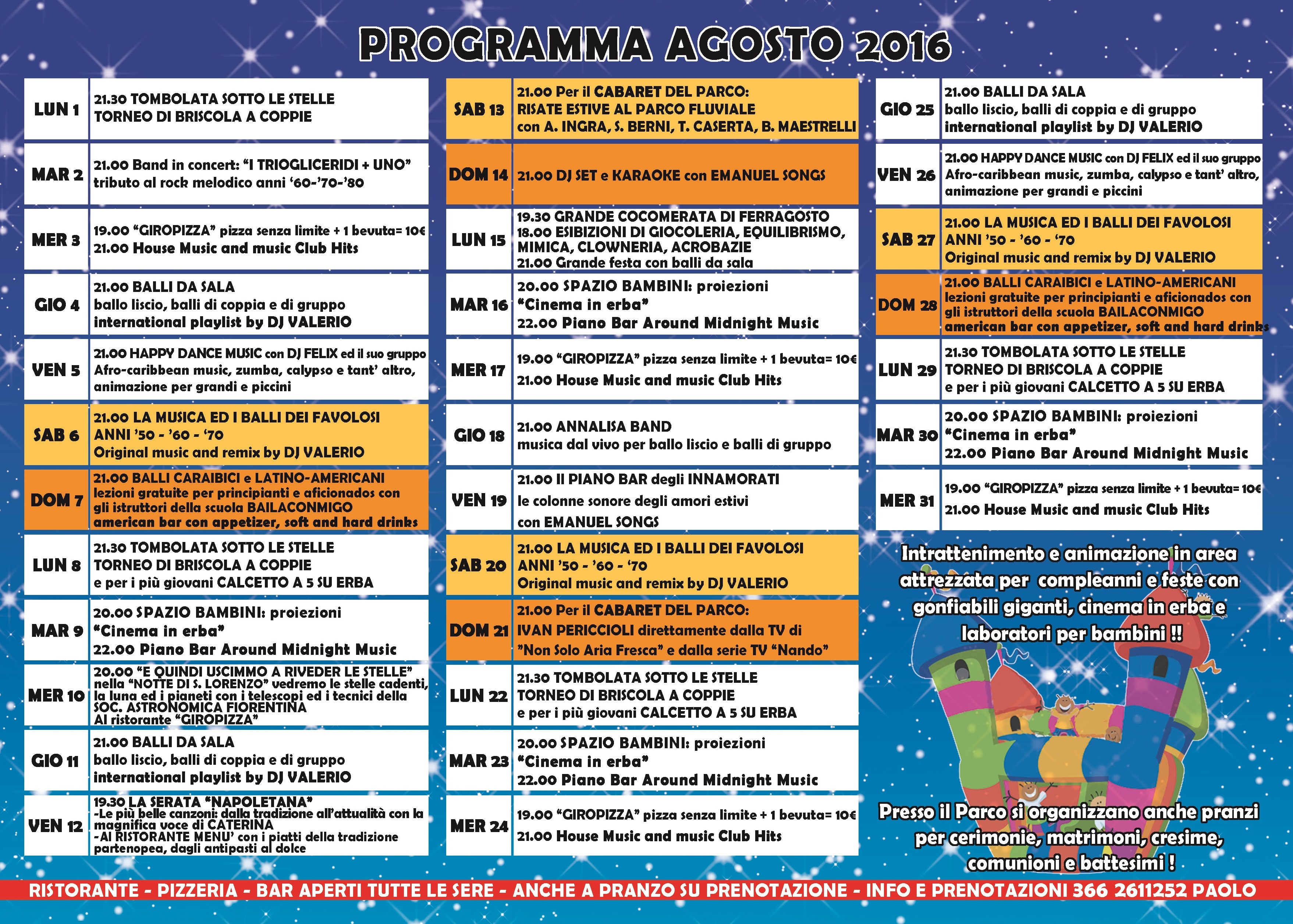 programma pontassieve