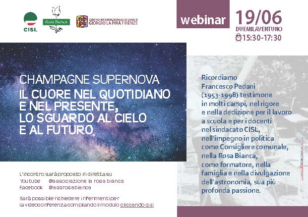 commemorazione Francesco Pedani webinar 19 GIUGNO 2021